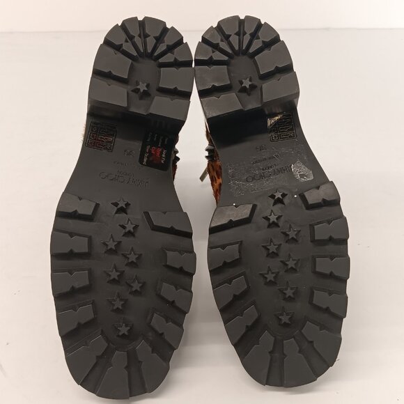 Jimmy Choo Women's Mava Leopard-Print Fur Ankle Boots - EU36/US6 - Picture 13 of 14